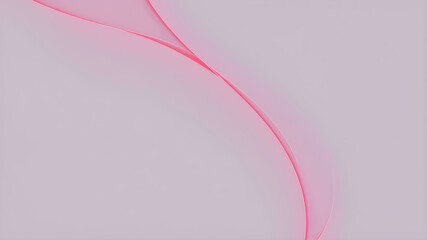 Wall Mural - high speed technology dynamic digital curve red ribbon coming from bottom left corner reaching out t