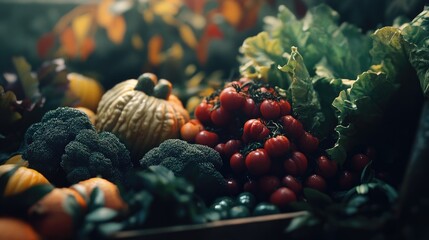 Sticker - A close-up shot of a variety of colorful vegetables