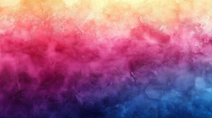 Wall Mural - Vibrant abstract gradient artwork featuring blend of pink, purple, and blue hues in a smooth texture. Generative AI
