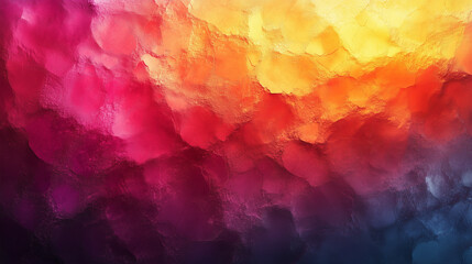 Wall Mural - Vibrant abstract colors blend smoothly creating a warm and dynamic background in this artistic composition. Generative AI
