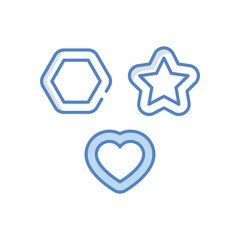 Sticker - Molds vector icon