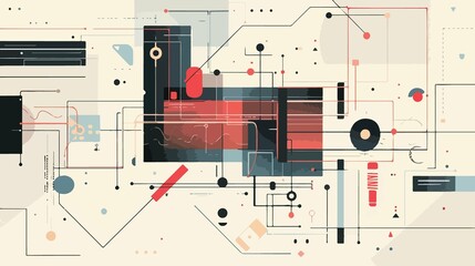 Modern Programming Web Languages Technology Process Flat Vector Image