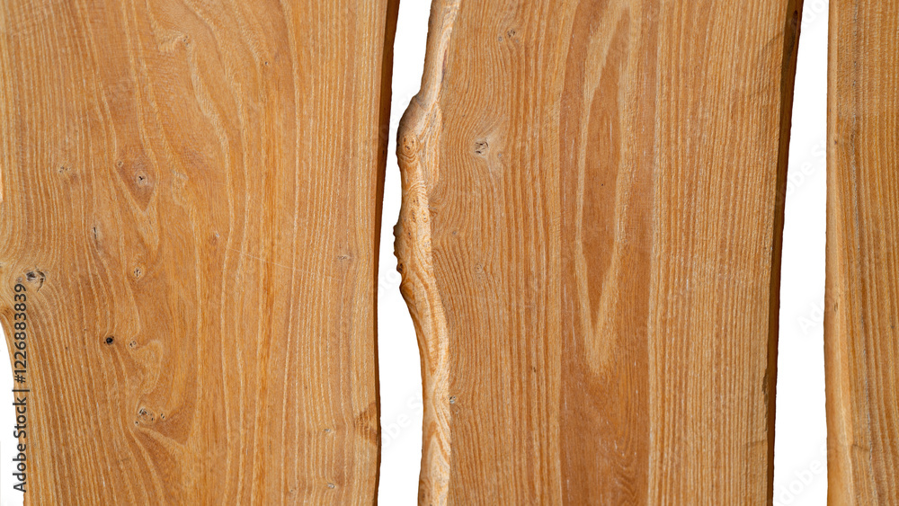 Wooden boards, live edge slab wood. Several slab wood with detailed ...