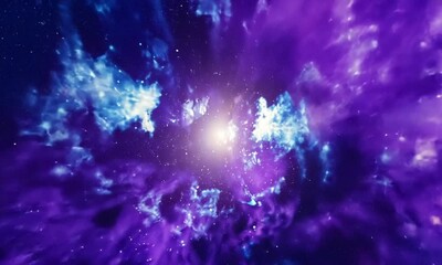 Wall Mural - glowing star nebula space background