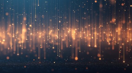 Wall Mural - The image is a colorful and dynamic display of glittering lights