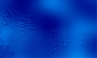 Aufkleber - Blue dots vector blur background