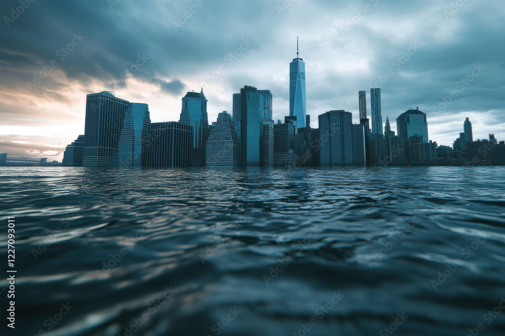Dramatic view of what New York could look like if global sea levels ...