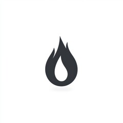 Poster - Flame icon symbolizing heat energy, cooking, warmth, and passion in various creative designs and applications. Generative AI