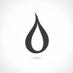 Poster - Flame icon symbolizing energy and warmth in modern design and branding applications. Generative AI