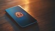 © G.Go - A phone with a red lock icon on it
