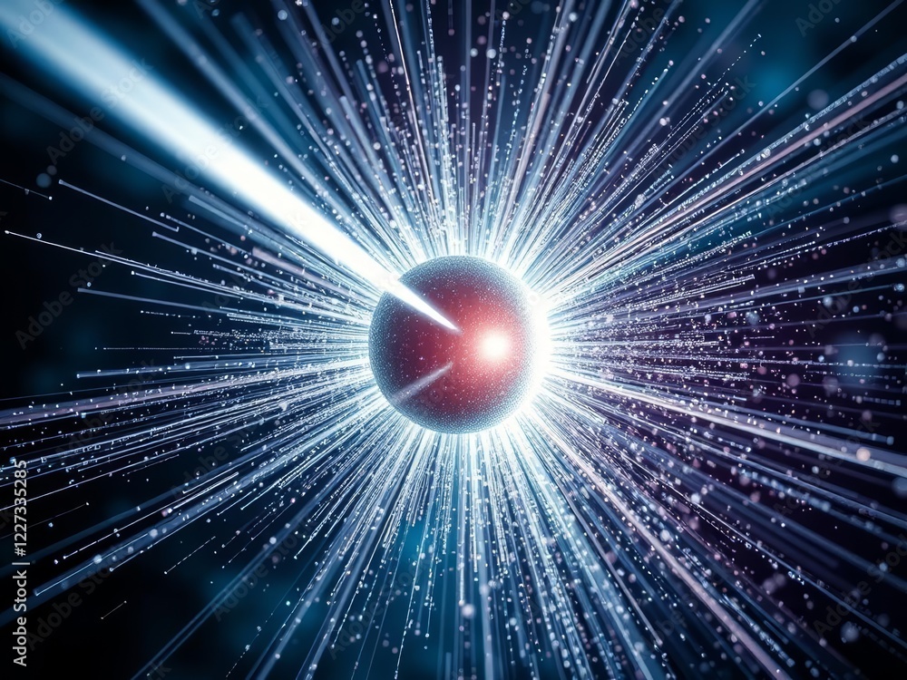 Particle Accelerators collide beams with nuclei, producing showers and ...