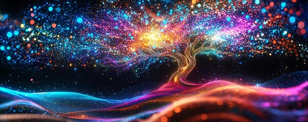 Wall Mural - abstract light background