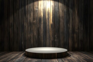 Wall Mural - empty stage with spotlight