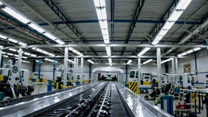 Aufkleber - Advanced robotic arm in action at industrial facility for precision assembly tasks