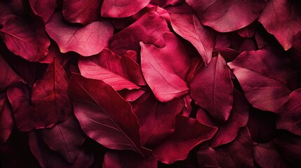 Close-up of red leaves