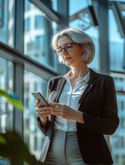 Sticker - Businesswoman on Phone