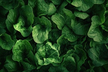 Wall Mural - Close-up of green leaves