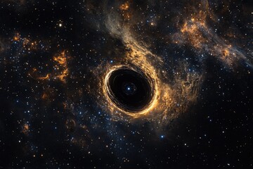 Wall Mural - Galaxy with Black Hole