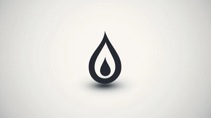 Aufkleber - Modern flame icon design with a minimalistic look suitable for various applications and themes in digital and print media. Generative AI
