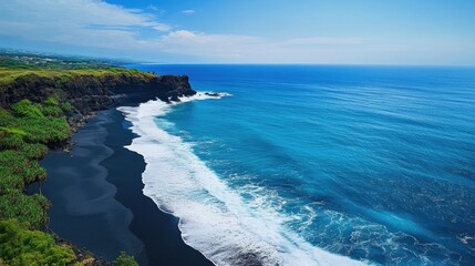 Wall Mural - Ocean View from Cliff