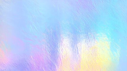 Fototapete - Mesmerizing holographic rainbow foil iridescent texture with abstract patterns and vibrant shimmering colors
