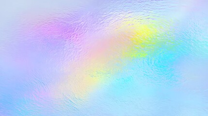Leinwandbilder - Mesmerizing holographic rainbow foil iridescent texture with vibrant prismatic colors smooth fluid reflections and a futuristic abstract aesthetic  Captivating digital background with a transcendent