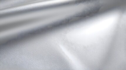 Fototapete - Elegant and modern metallic silver gradient background with a smooth reflective texture and subtle light waves creating a sophisticated look
