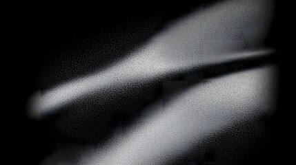 Fototapete - Captivating Dark Grainy Gradient Monochrome Abstract Noise Texture Background Ideal for Modern and Sophisticated Banner Header or Backdrop Design