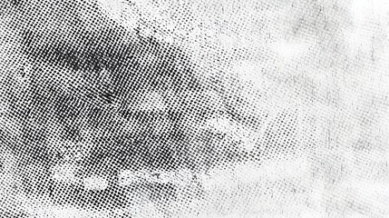 Aufkleber - Abstract grunge halftone scanned paper background with a faded gradient texture and fine black and white sand noise overlay delivering a raw and vintage look for creative artwork