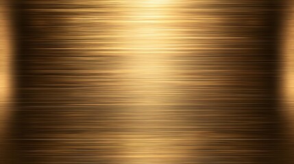 Leinwandbilder - Elegant brushed gold texture background featuring a radiant metallic sheen with fine linear details adding depth and sophistication ideal for high end branding and design projects