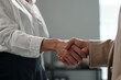 © TrueFrame Collective - Close-up of handshake of two female entrepreneurs after negotiating and signing new business contract