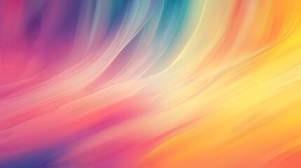 Fototapete - Bright and cheerful rainbow gradient background with a soft blurred texture representing diversity and inclusion   perfect for LGBTQ pride themed designs posters and digital art