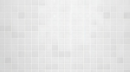 Fototapete - Minimalist White Ceramic Tile Wall Texture with Sleek Polished Mosaic Surface Arrangement Ideal for Contemporary Kitchen Bathroom Toilet or Living Room Designs