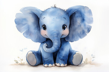 Wall Mural - Baby Elephant Toy