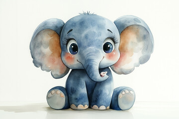 Wall Mural - Baby Elephant Toy