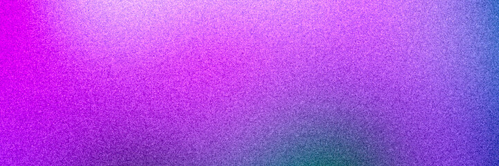 Fototapete - Colorful grainy banner background with vibrant shades of purple and green creates a visually stunning effect suitable for various creative projects