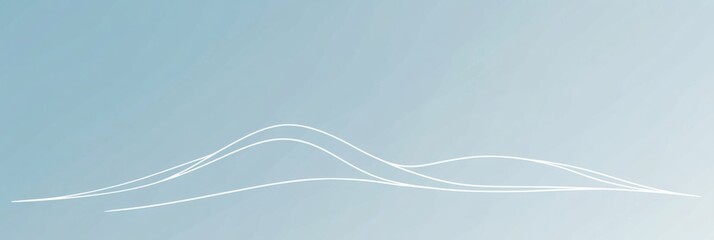 Aufkleber - Snow capped mountains under clear blue sky at sunrise creating a serene and peaceful atmosphere. Generative AI