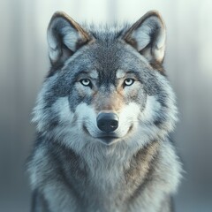  Captivating Portrait of a Wise Wolf with Intense Eyes