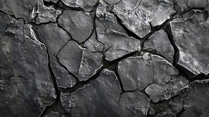 Wall Mural - Cracked ice texture background with cold gray tones showcasing intricate patterns in a natural icy surface design.