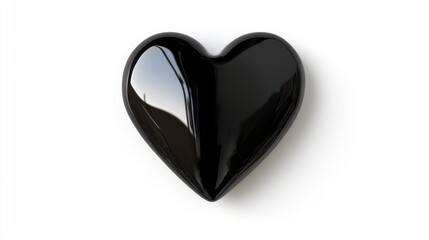 Sticker - Black Heart Decoration