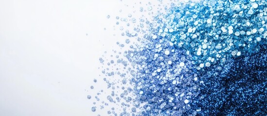 Wall Mural - elegant blue glitter background texture with ample space for text or branding. perfect for design pr