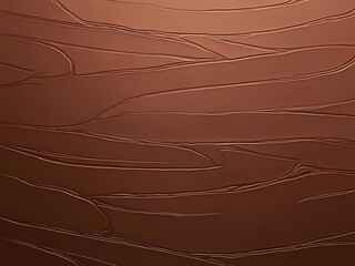 Wall Mural - Brown, chocolate background with blurred abstract embossed stripes, mocha mousse banner, fashion trend design 2025