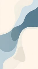 Wall Mural - abstract smooth gradient background in blue and beige tones
