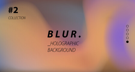Fototapete - Minimal defocused aura style background with soft blurred colors. Vector illustration for presentation backdrop, web project, etc.