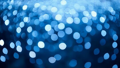 blue bokeh blurred light
