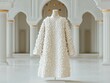 © Breezze - Contemporary Ramadan Elegance Crescent Moon Robe with Golden Stars in Luxe Exhibition - Traditional Islamic Design for Premium Fashion and Cultural Heritage Appreciation