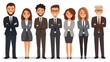 © Sam - Successful Business Team of Professionals Smiling in Office Environment