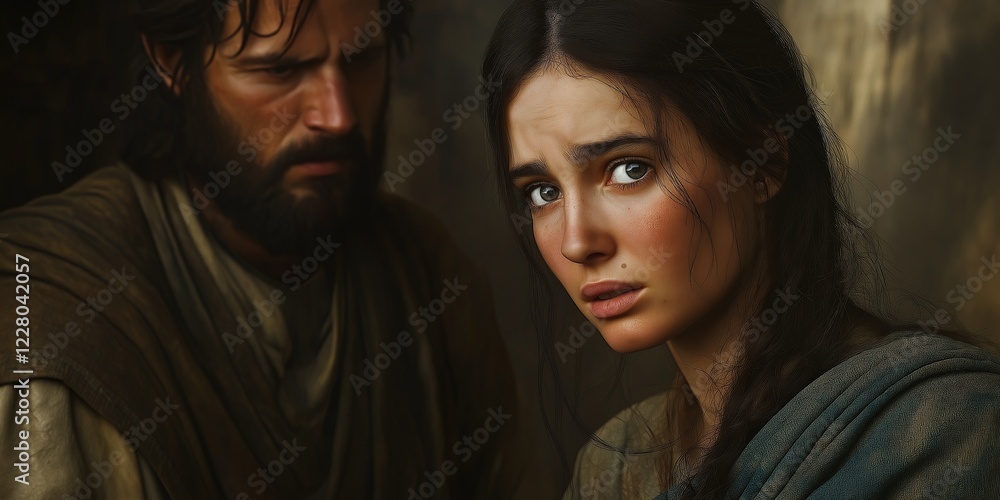 Cinematic Portrait of Abigail: A Wise and Discerning Woman Who ...