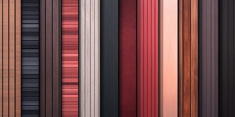 Colorful pattern with wood textures and a gradient. Abstract art for modern design use.