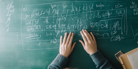 Aufkleber - Interactive Learning Environment Chalkboard Equations and Student Participation in Classrooms - Enhancing STEM Proficiency and Innovative Educational Tools